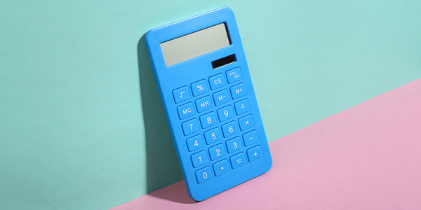 blue calculator featured image