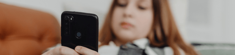 on phone top banner