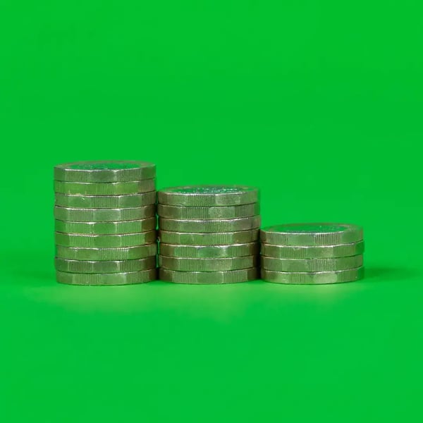 green coins