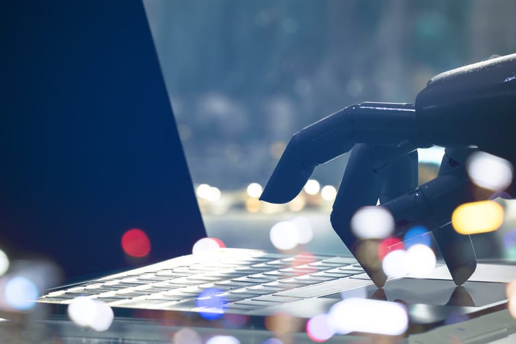 roboadvice on laptop