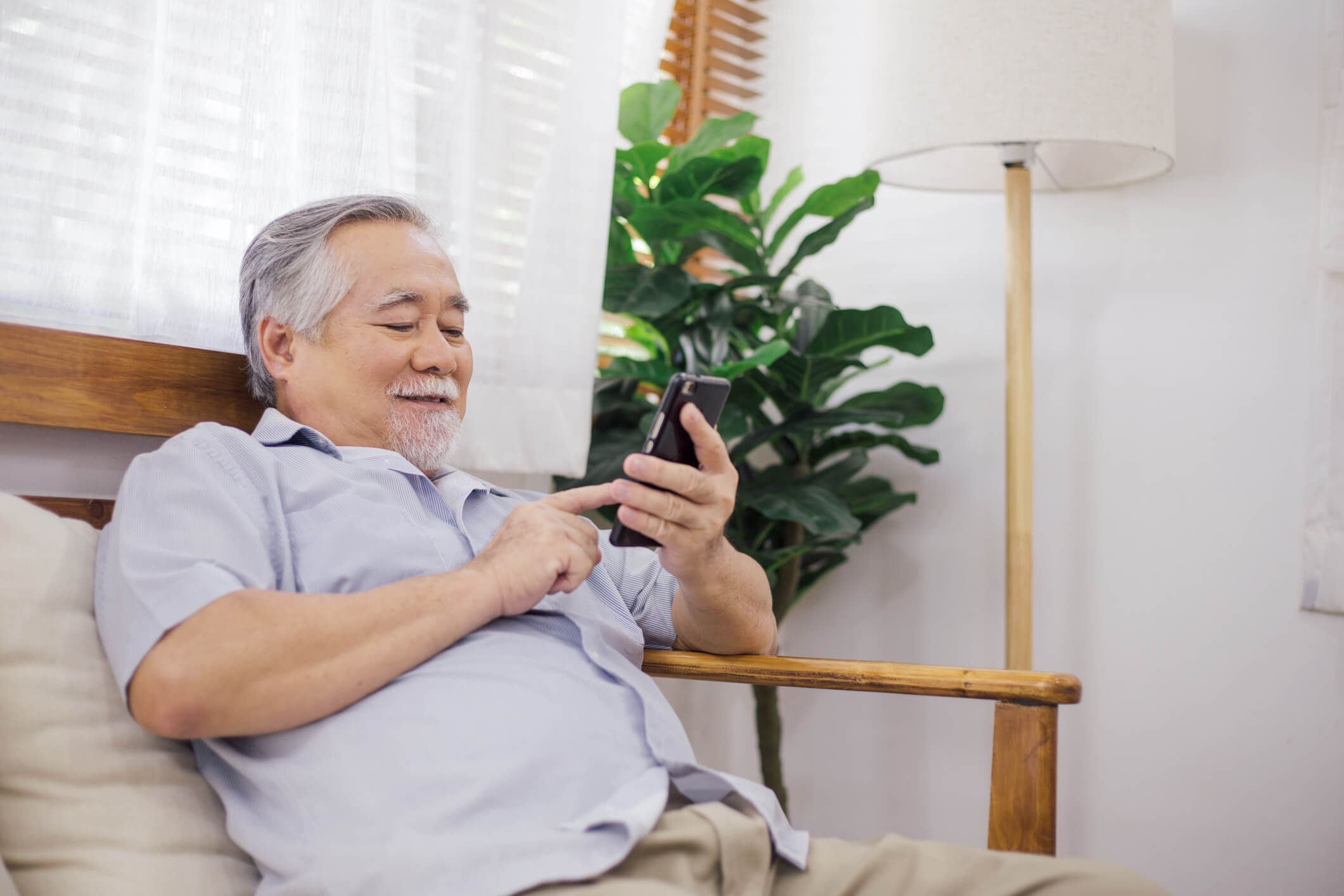 Asian retiree